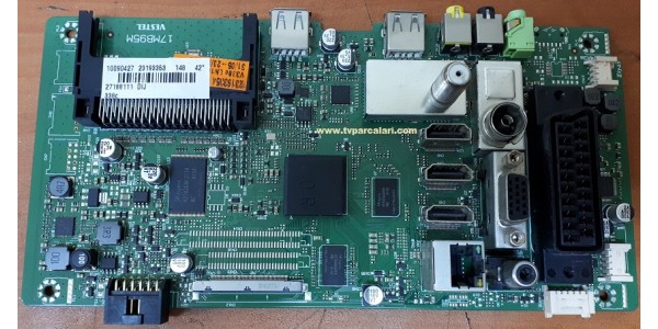 17MB95M, 23193353, 23193354, VES420UNVL-S01, VESTEL SMART 42PF7175 LED TV, Main board